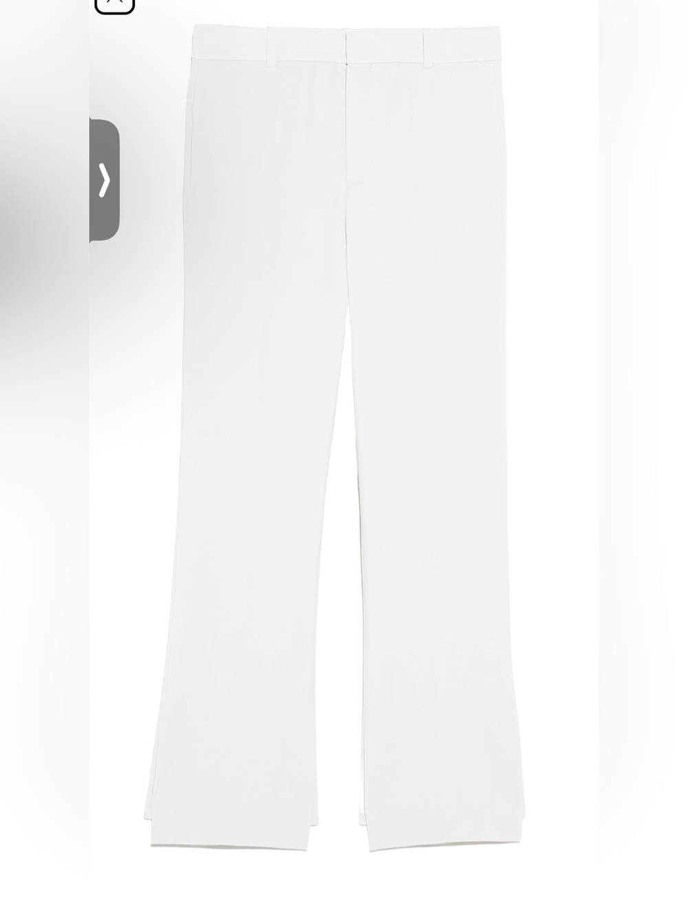Zara pants with side vents